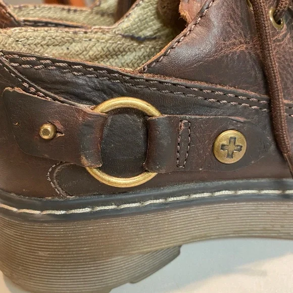 DR. MARTENS DOCS SIGMA LEATHER SHOE RARE CHUNKY SZ 39 US 8 L  GUC - Picture 9 of 16